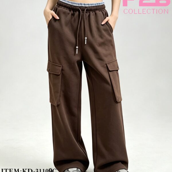 Spodnie cargo dziewczęce Urban Wide Premium | F26 Collection