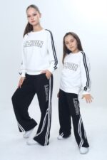 Dziewczęcy komplet LIZBONE bluza + szerokie spodnie - obrazek 2