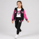 Komplet dziewczęcy 3-częściowy PINK STREET - obrazek 2