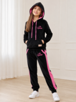 Welurowy dres dla dziewczynki QUEEN