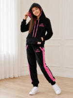 Welurowy dres dla dziewczynki QUEEN - obrazek 2