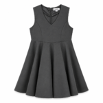 Sukienka AUDREY – czarna elegancka sukienka dziewczęca - obrazek 2