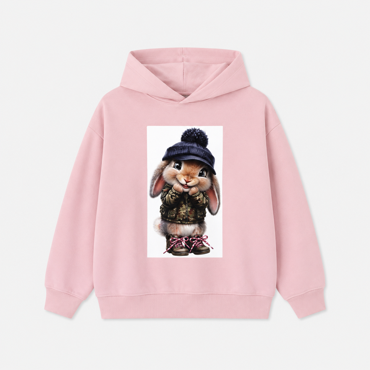 file_000000006f8081f49bd779768ae54ac0 Bluza dla dziewczynki Igomil BUNNY CHIC Premium – pudrowy róż - obrazek 1