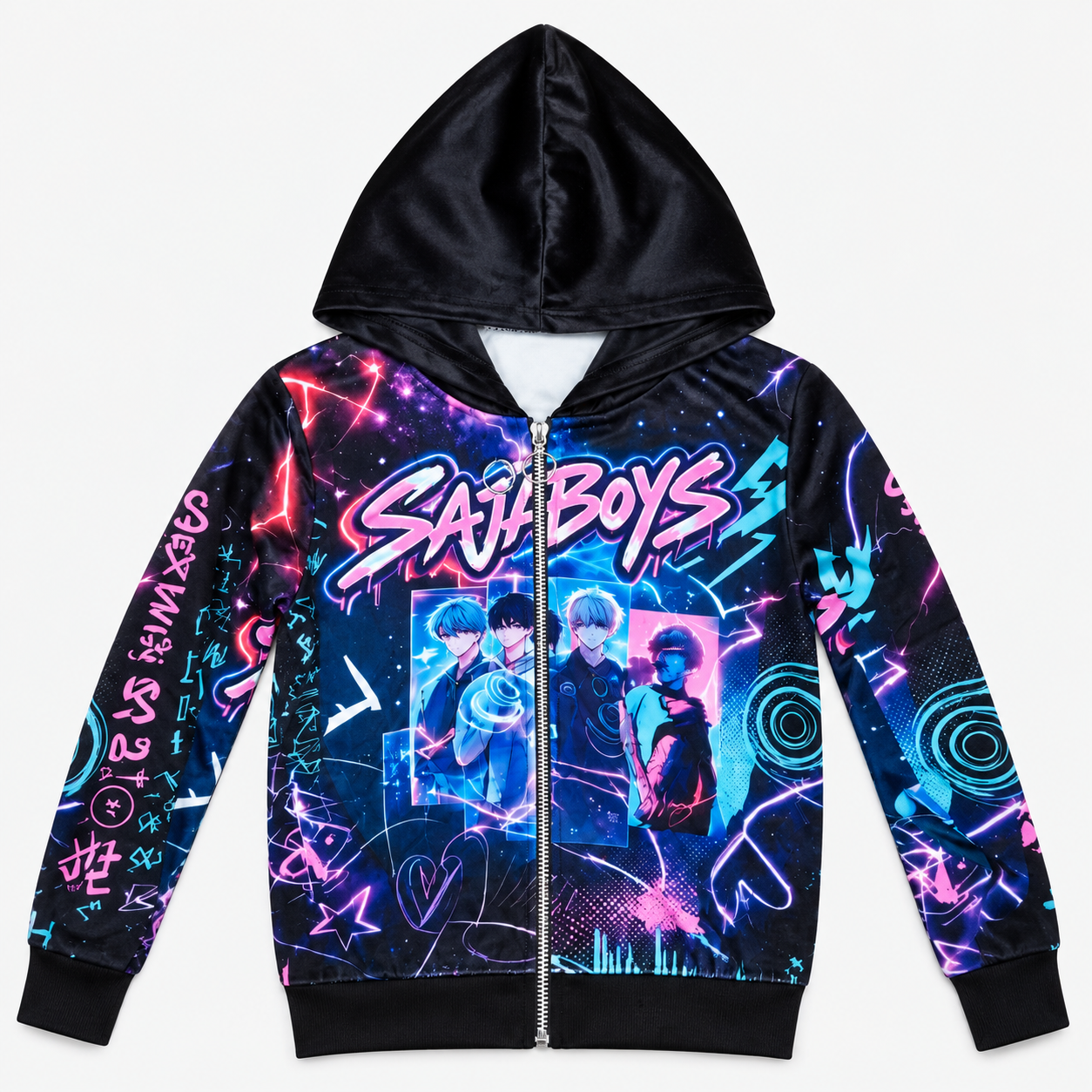 file_00000000a854822fa07d45a9bcafbd00 Bluza welurowa dziewczęca CYBER WAVE – Full Print - obrazek 1